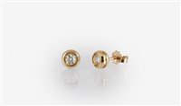 Orecchini Promesse Donna in Oro rosa Diamante OPPA010R